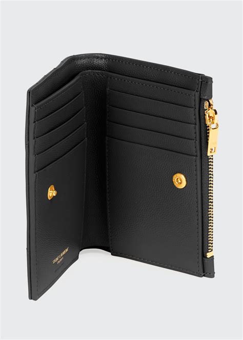 ysl monogram bifold wallet